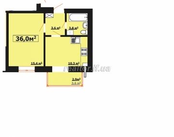 Ich verkaufe eine dringende Wohnung in einem neuen Gebäude am Stus Street Baumeister Yarkovitsa