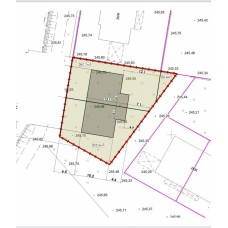 Дуплекс в Венгриях с городскими коммуникациями на этапе строительства