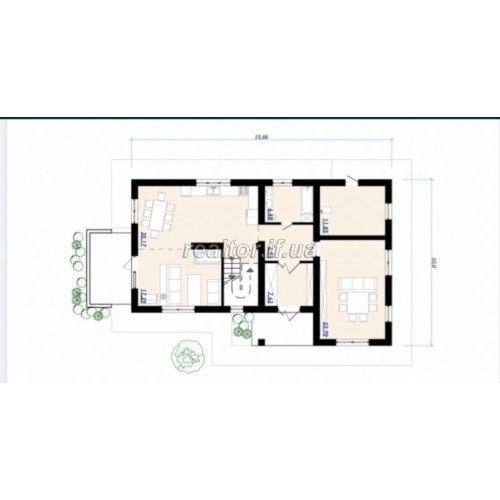 House for sale with city communications near the airport - Opryshivtsi  Ivano-Frankivsk region  Ivano-Frankivsk  district Airport 