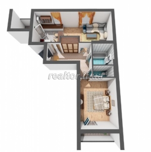 2 bedroom apartment of the LCD of Viennese