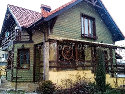 Das Haus des Dorfes Kluzov ist ein sehr schöner Ort