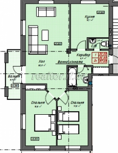 Apartment elite class in a new home