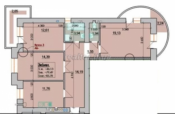 Apartment on Khotkevycha Street
