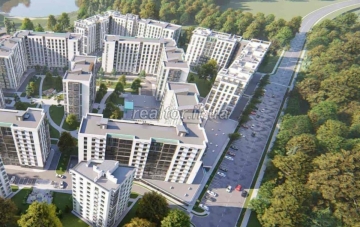 Квартира в новом комплексе рядом с городским озером