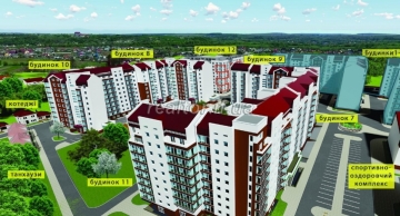 Квартира у зданій новобудові в розвиненому мікрорайоні