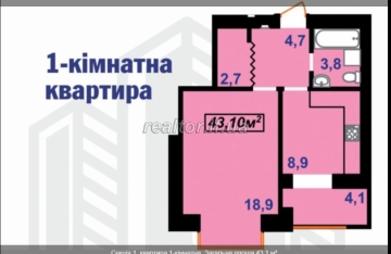 Apartment in a newly built building with excellent planning