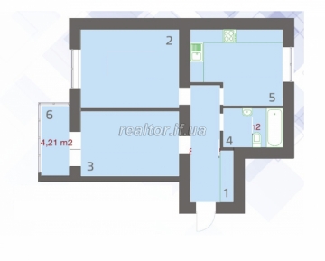 Apartment in the new quarter without a commission