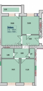 Apartment in a new residential complex from BC Melnyk