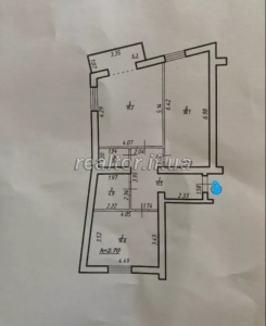 Apartment in the heart of the city with a developed infrastructure