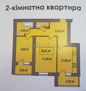 Квартира в центрі міста із сучасним плануванням