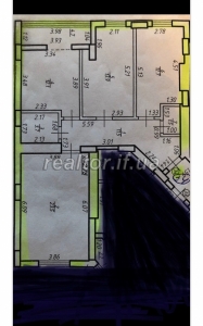 Apartment in the city center on Belvedere Street