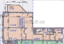 Flat large area on the street Independence