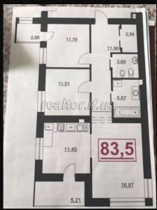 The apartment is from youbuilder in a new residential complex