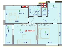 The apartment with the possibility of installments in the area Mayzliv