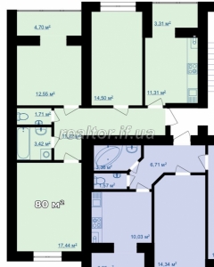 Продам трьохкімнатну квартиру по вулиці Чорновола з сучасним плануванням