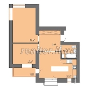 Sell apartment rough repair in a residential complex Levada 1