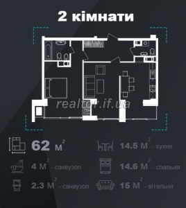 I am selling a two-room apartment in an elite residential complex in Manhattan