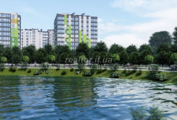 Sale of 2 bedroom apartment of large area at the stage of delivery near the lake