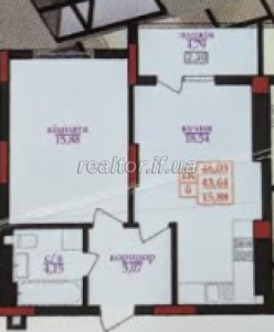 Продаж однокімнатної квартири на вулиці Галицька в житловому комплексі Цитадель 3