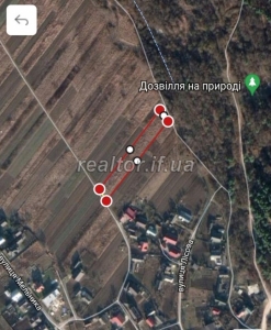 Verkauf eines Grundstücks im Dorf Vovchynets für die landwirtschaftliche Nutzung