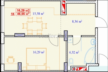 Moderne Ein-und Zwei-Zimmer-Wohnungen in der neuen LCD, Cosy, ,,