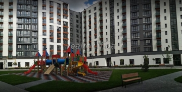 View apartment with partial renovation and design project of ZhK Lypky