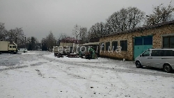 Production premises on the street. Youth, privatized land!