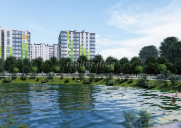 Accommodation near the city lake in the residential complex Millennium
