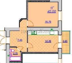 apartment near the supermarket Velmart