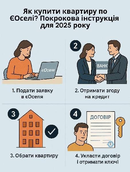 Як купити квартиру по єОселі: покроковий алгоритм
